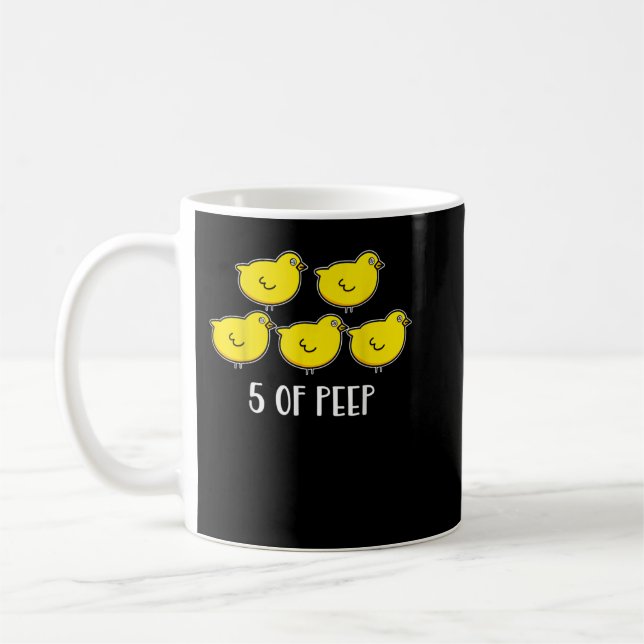 Five Of PEEP Funny Respiratory Therapist Therapy V Kaffeetasse (Links)