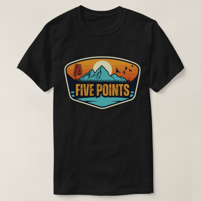 Five Points, Alabama T-Shirt (Design vorne)