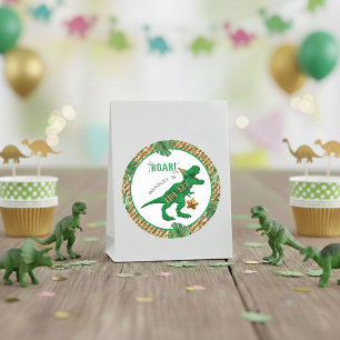 Five-Rex Dinosaur 5. Geburtstag Runder Aufkleber