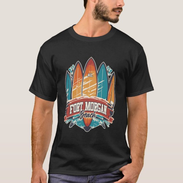 Five Surfboards Fort Morgan Beach Al T-Shirt (Vorderseite)