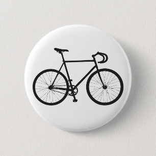 Fixie (Schwarzes) Button