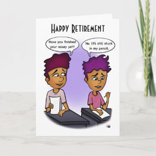 Fixieren in der Grußkarte des Stifts Dankeskarte