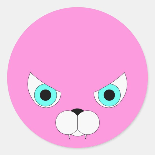 Fixierer Runder Aufkleber (Vorderseite)