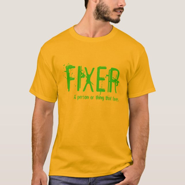 Fixiermittel-T-Shirt T-Shirt (Vorderseite)