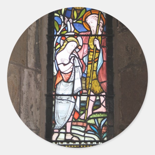 Fixierte Glass Religious Window Sticker (Vorderseite)