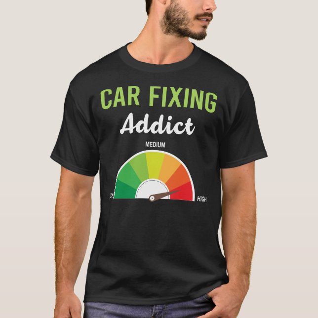 Fixierung des Suchtwagens T-Shirt (Vorderseite)