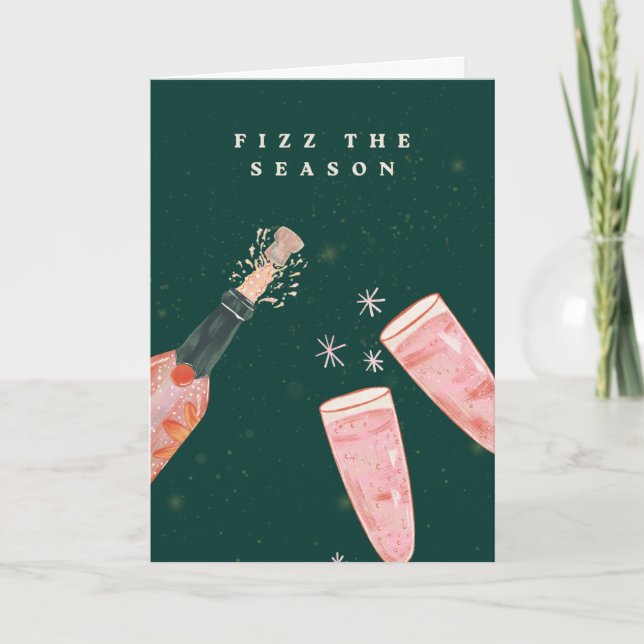 Fizz - Weihnachtsdesign Karte (Vorderseite)