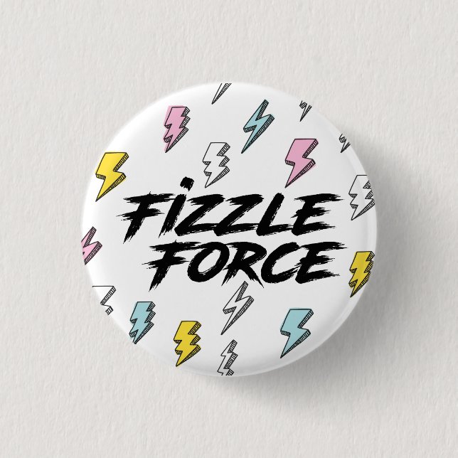 Fizzle Force Lightning Button (Vorderseite)