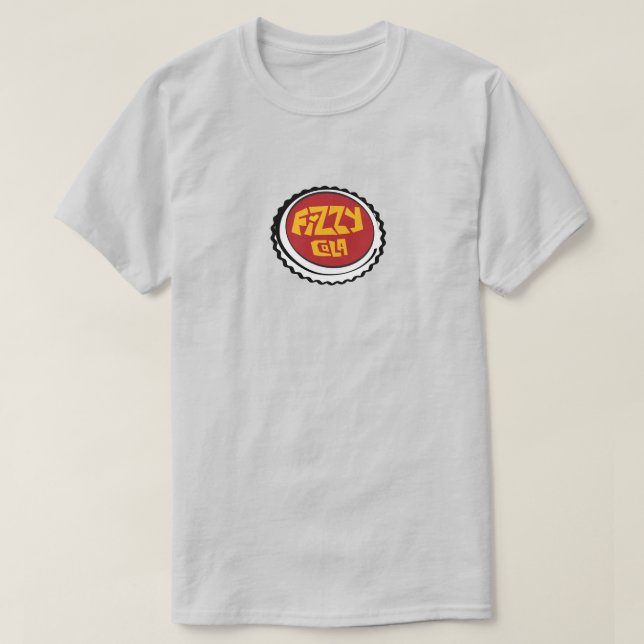 Fizzy Cola Flasche Cap T - Shirt (Design vorne)