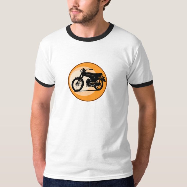 "FIZZY" klassisches Moped Yamahas FS1E T-Shirt (Vorderseite)