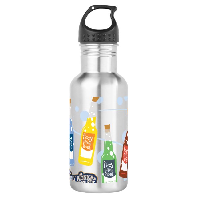 Fizzy Lifting Drink Grafik Edelstahlflasche (Vorderseite)