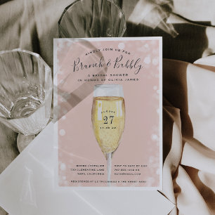 Fizzy Pop Brautparty Brunch Einladung