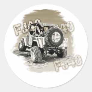 FJ40 RUNDER AUFKLEBER