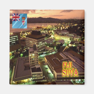 FJ - Fidschi - Suva - Nacht Magnet