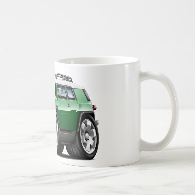 FJ-Kreuzer-Grün-Auto Tasse (Rechts)