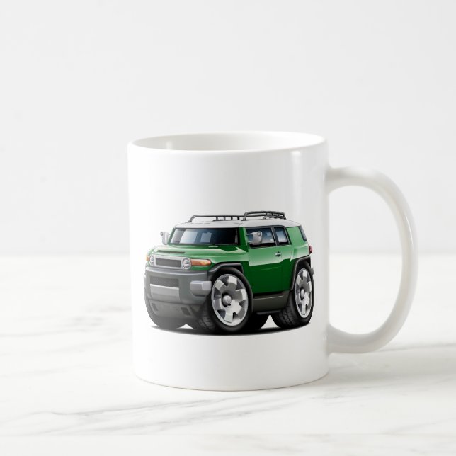 FJ-Kreuzer-Grün-Auto Tasse (Rechts)