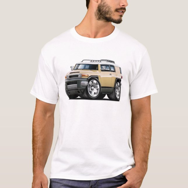 FJ-Kreuzer-TAN-Auto T-Shirt (Vorderseite)
