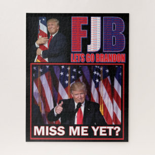 FJB - Lass Go Brandon - Präsident Trump Puzzle