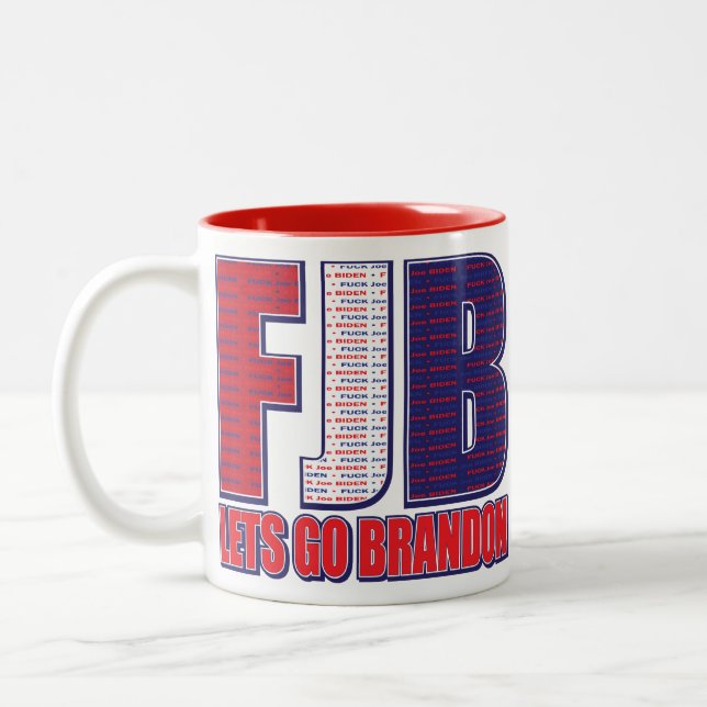FJB—Lass-Go-Brandon Zweifarbige Tasse (Links)