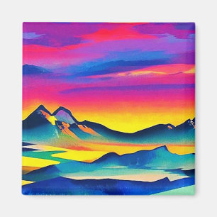 Fjellandskap 10 magnet