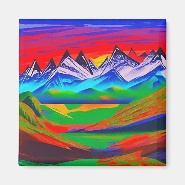 Fjellandskap 8 magnet (Vorne)