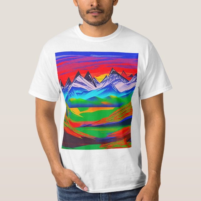 Fjellandskap 8 T-Shirt (Vorderseite)