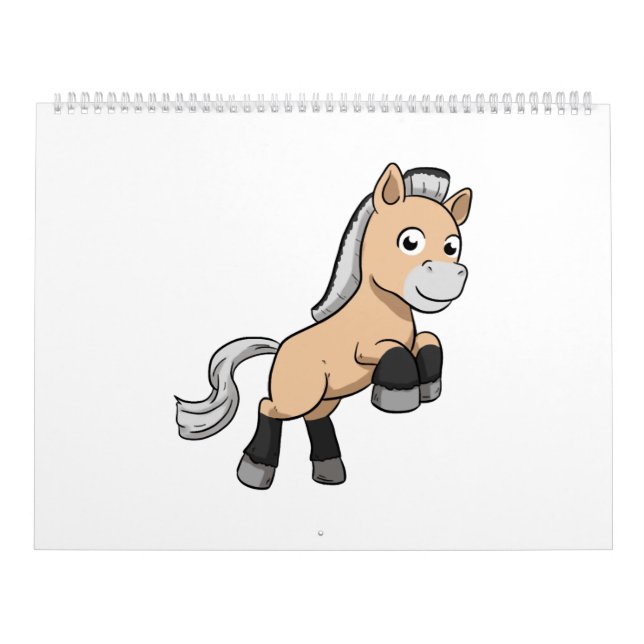 Fjord Horse Kalender (Titelbild)