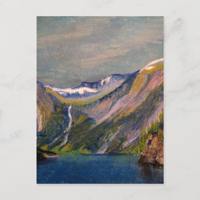 Fjordölpastete Postkarte (Vorderseite)
