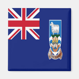 FK001 FALKLAND Islands, Flag, Amerika, Kühlschrank Magnet
