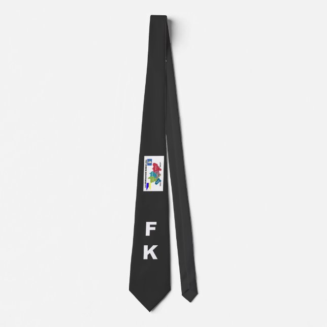 FK Flag Neck Tie Krawatte (Vorderseite)