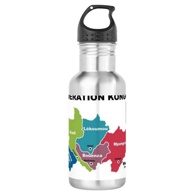 FK-Flagge Wasserflasche Edelstahlflasche (Vorderseite)
