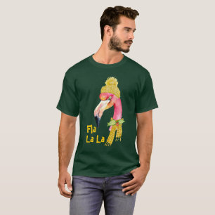 Fla La Florida Flamingo Weihnachten T-Shirt