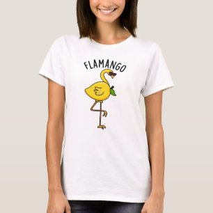 Fla-mango Funny Flamingo Pun T-Shirt