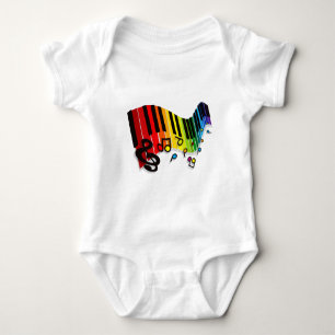 Flabby_Expression Baby Strampler
