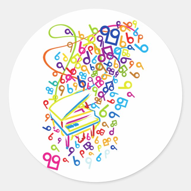 Flabby_Expression Runder Aufkleber (Vorderseite)