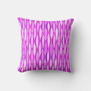 Flachbanddruck Mitte des Jahrhunderts - orchid und Kissen