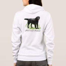 Flachbeschichtete Retriever Art Hoodie
