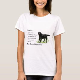 Flachbeschichtete Retriever Art Print T-Shirt