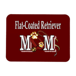 Flachbeschichtete Retriever-Mama Geschenke Magnet