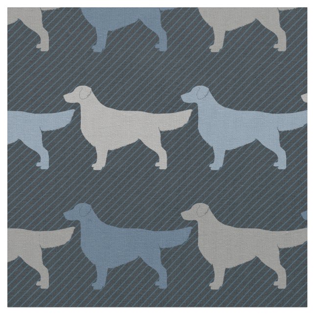 Flachbeschichteter Retriever Stoff (Nahaufnahme)