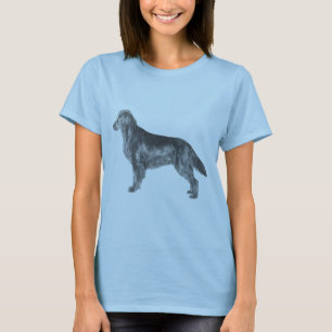 Flachbeschichteter Retriever T-Shirt