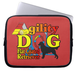 Flachbeschichtetes Retriever-Agility Laptopschutzhülle