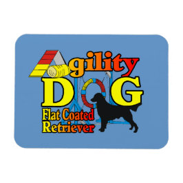 Flachbeschichtetes Retriever-Agility Magnet
