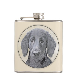 Flachbeschichtetes Retriever-Gemälde - Originale H Flachmann