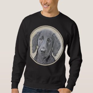 Flachbeschichtetes Retriever-Gemälde - Originale H Sweatshirt