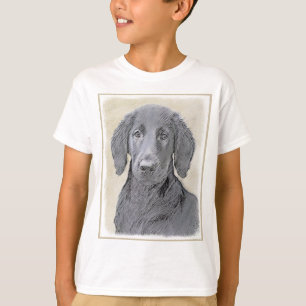 Flachbeschichtetes Retriever-Gemälde - Originale H T-Shirt