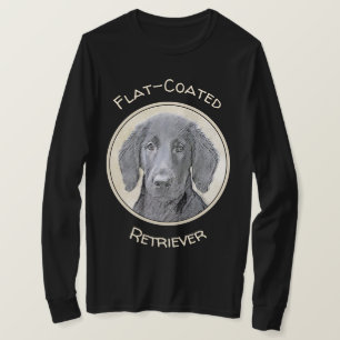 Flachbeschichtetes Retriever-Gemälde - Originale H T-Shirt