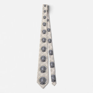 Flachbeschichtetes Retriever-Gemälde - Originale  Krawatte