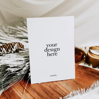 Flachbild-Holiday-Kartendruck Feiertagskarte