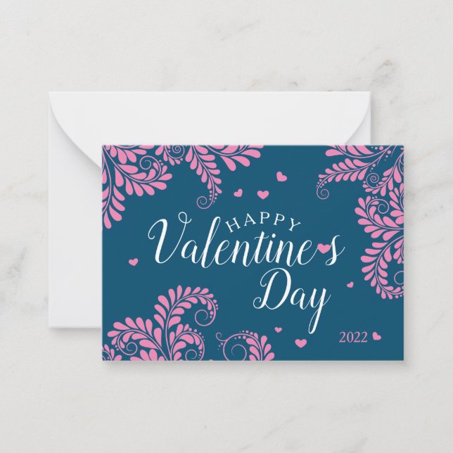 Flachbildschirm Valentine Mitteilungskarte (Vorderseite)